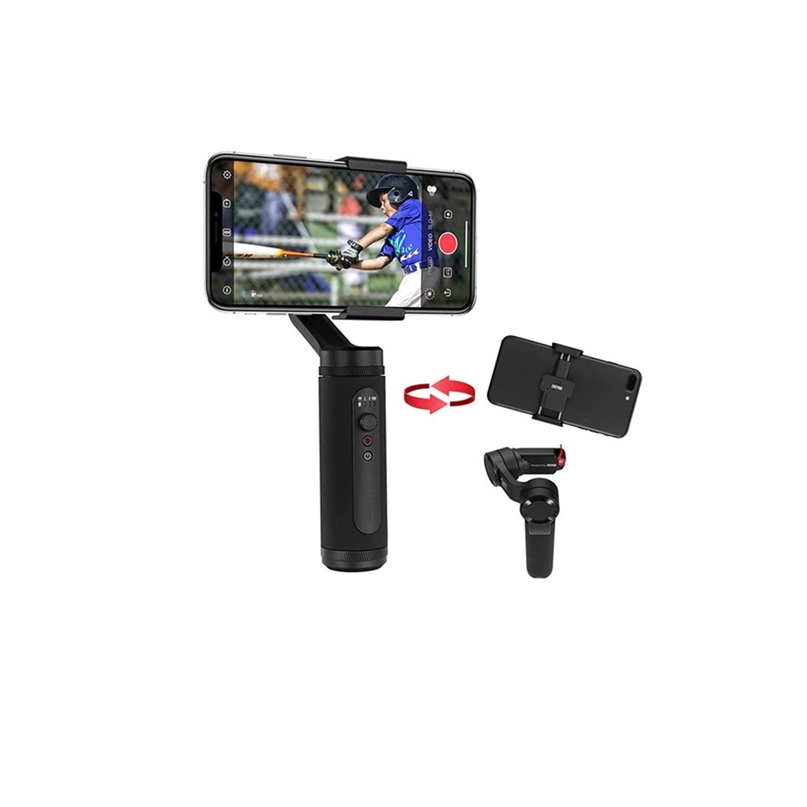 SMOOTH Q2 Smartphone Gimbal Stabilizzatore palmare tascabile a 3 assi for smartphone Trasmissione in diretta