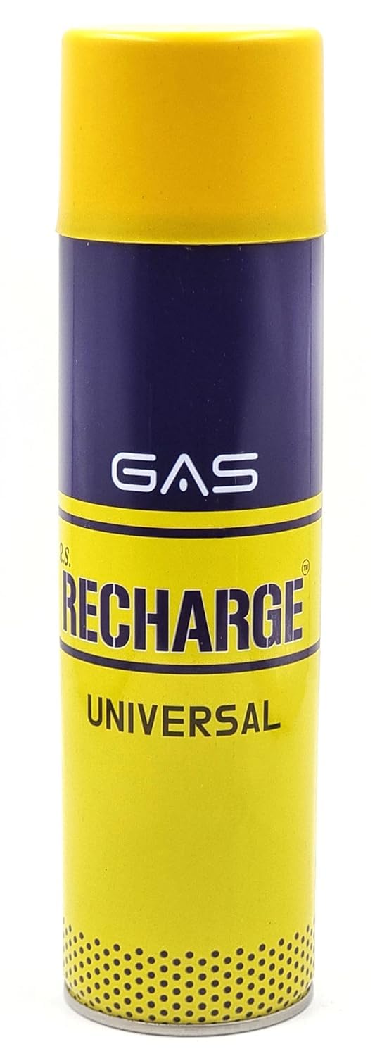 Universal Lighter Gas Recharge Can with Strong Steel Refill Nozzle and Multiple Size Adaptor I Butane Gas Lighter Refill Bottle (550ml)-image-25
