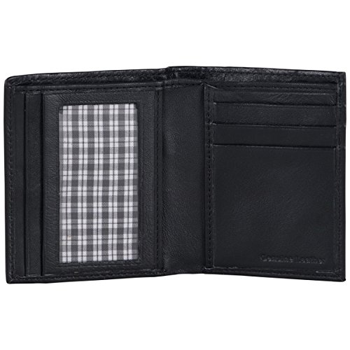Ben Sherman Men's Manchester Slim Bifold Full-Grain Leather RFID Minimalist Gift Box Wallet2