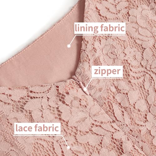 Image of COOAN Wedding Guest Cocktail & Formal Dresses for Women - Lace Sequin Dress