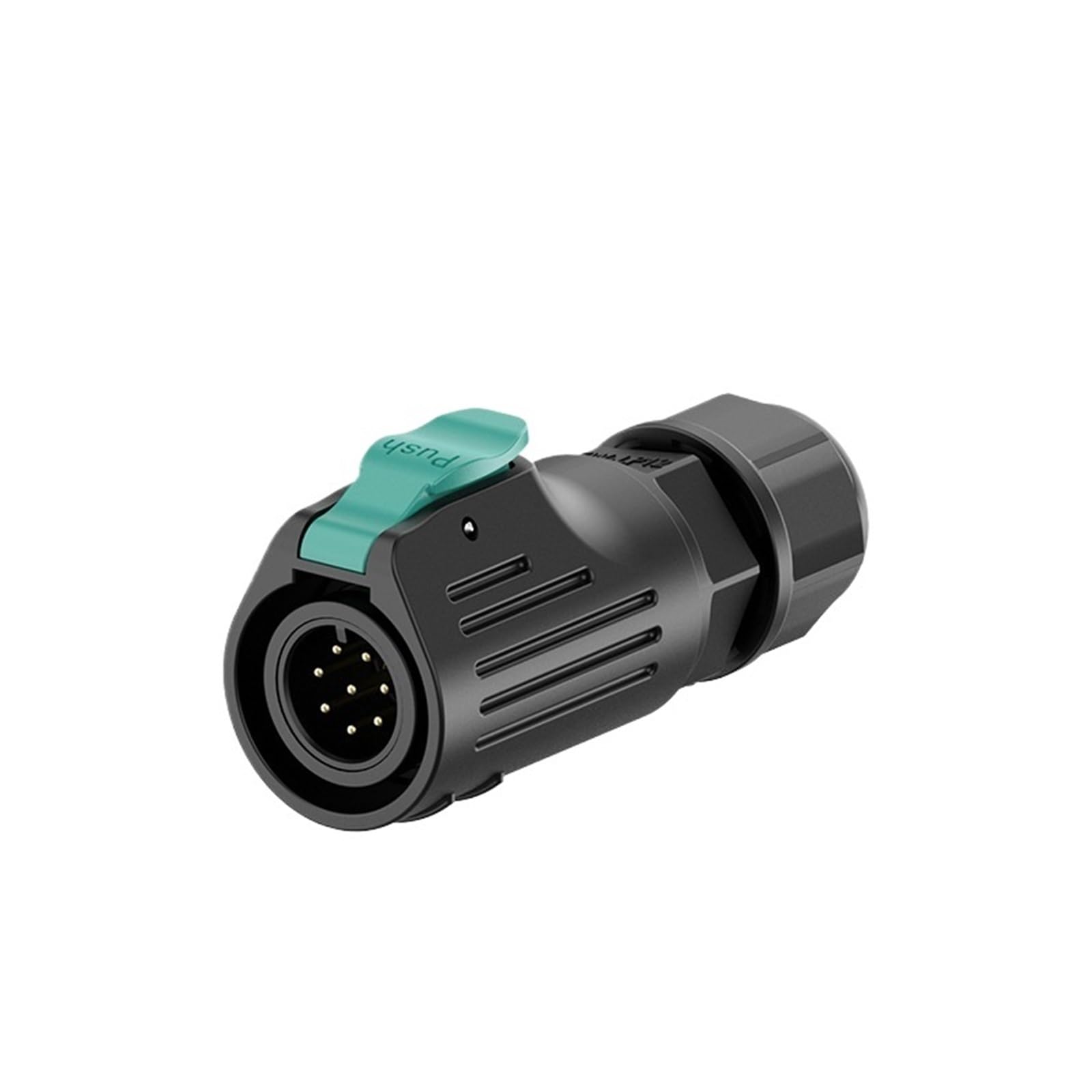 Conector industrial M12 multinúcleo EW-LP12S-8P con protección IP67