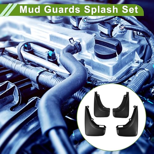 Image of Mud Flaps Splash Guards for Jeep Cherokee 2019-2022 Front and Rear Mud Guards 1 Set