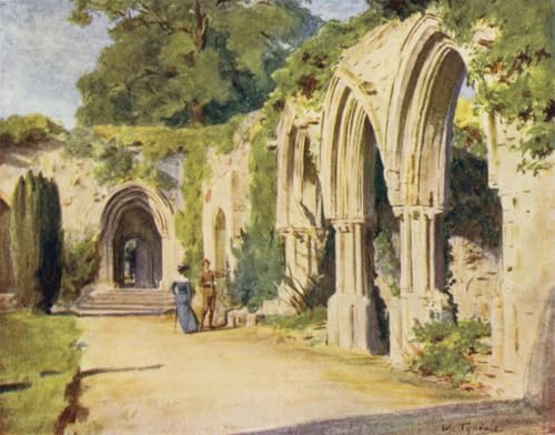 Peinture Poster Impression Tableaux de l'Abbaye de Beaulieu décoration murale 60x90cm