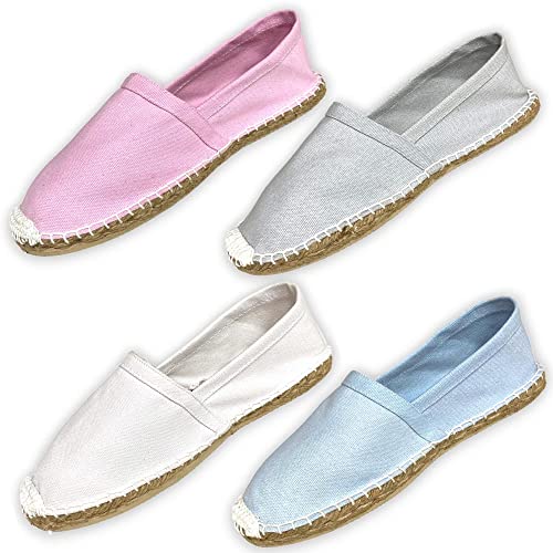 Genérico Alpargatas Boda Lisas Surtidas 4 Colores (Caja de 24 Pares) Detalles de Boda Comprar Online 35015