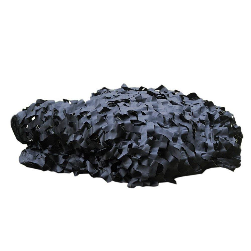 GUANBAILE Camo Netting, Sunscreen Nets, Black Shading Net, Used For Outdoor Shading, Party decoration, photography，Camping (Multi-Size)
