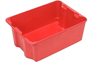 Molded Fiberglass Tote - 25-1/4" x 18" x 10", Set of 5