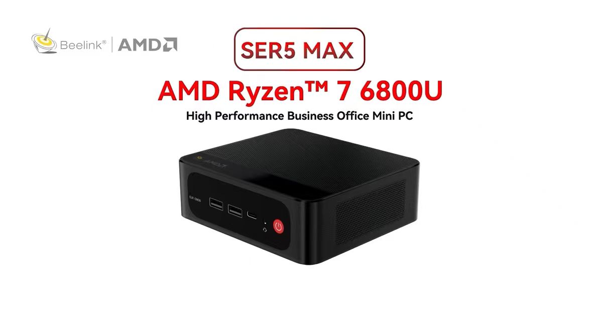 Amazon.com: Beelink SER5 MAX Mini PC,AMD Ryzen 7 6800U(8C/16T,up