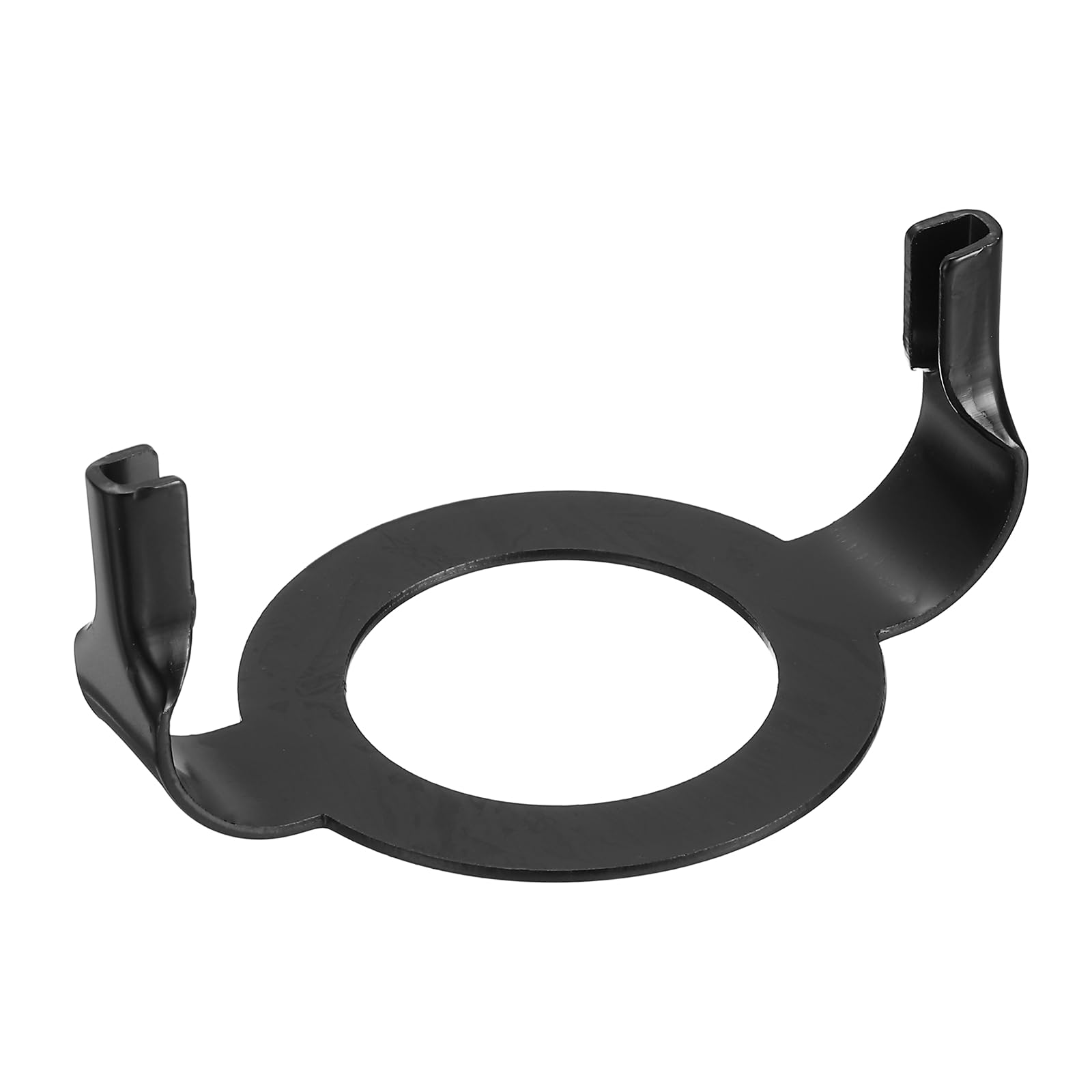 PATIKIL E26 Lamp Harp Saddle Base, 1-7/16" (36mm) Lamp Harp Holder Base Non-Slip UNO Collar Adapter Replacement Steel Lampshade Accessories for E26 Threaded Light Socket, Black — image 1