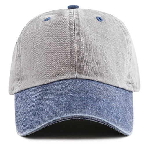 Image of The Hat Depot 100% Cotton Pigment Dyed Low Profile Dad Hat Six Panel Cap