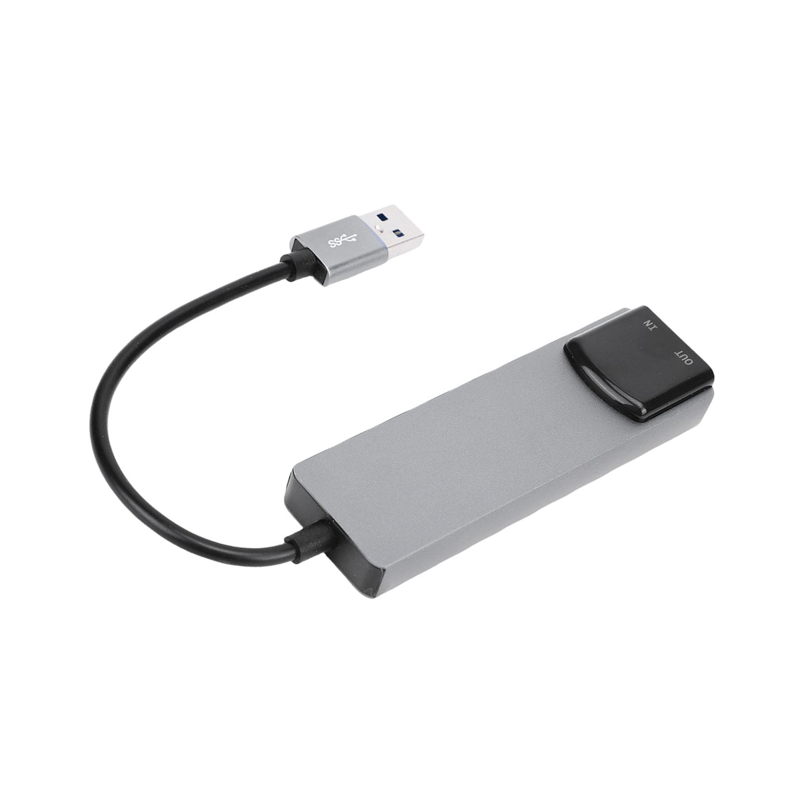 GOWENIC Carte Son USB 7.1, Carte Son Externe USB avec SPDIF, Sortie 7.1/5.1/stéréo, Entrées AUX/Ligne/Micro 3,5 Mm, pour Ordinateur Portable