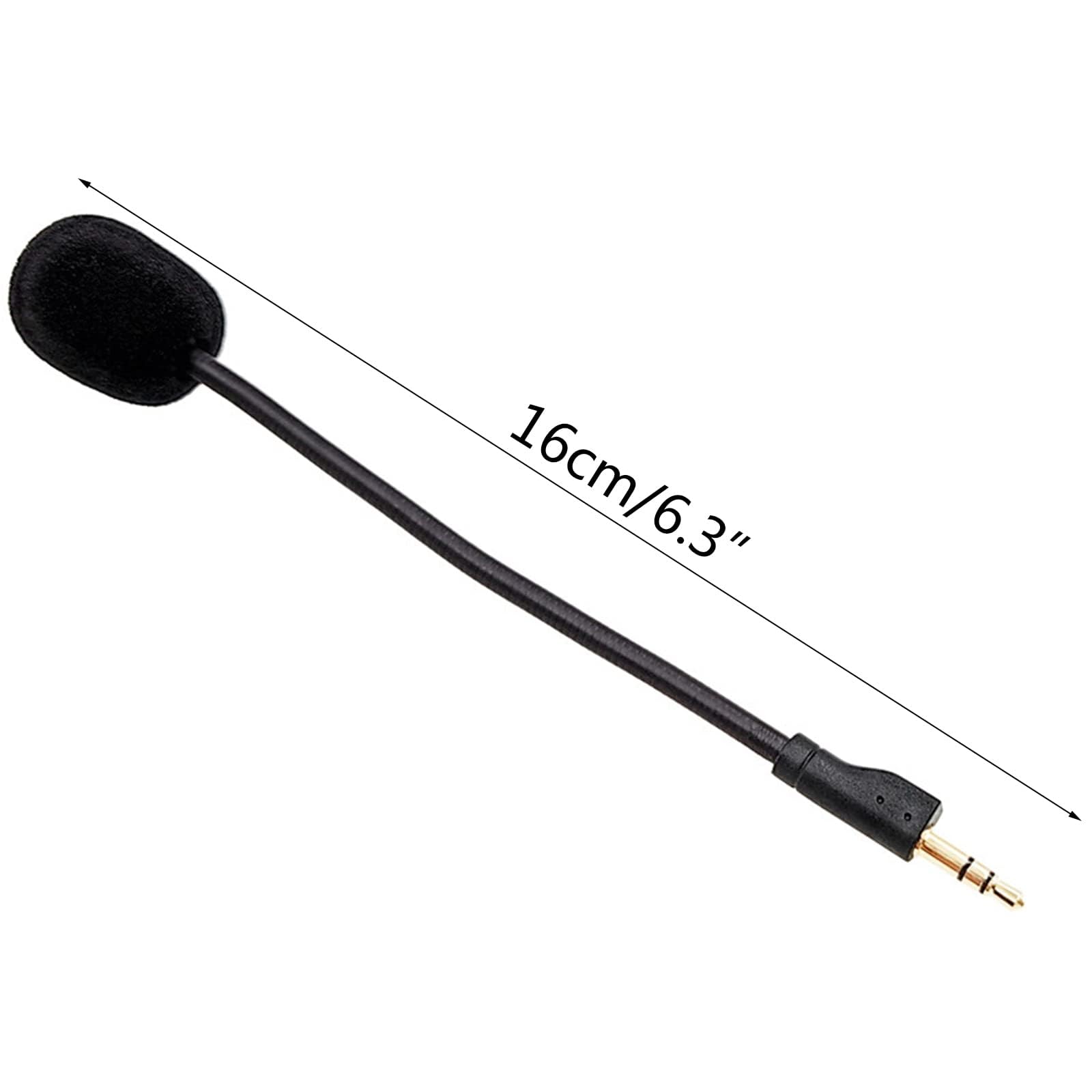 NewLuyer Detachable Microphone, 3.5mm Mic for G/X Wireless Noise Cancelling Replacement Microphone for HeadsetNoise Cancelling Replacement Mic for Gaming Headsets