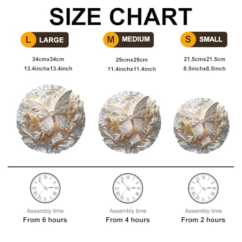 Rompecabezas de madera para adultos, puzzle 3D mariposa de papel, 100 piezas, forma animal único, desafío y regalo para adultos, 8.5x8.5 pulgadas miniatura 5