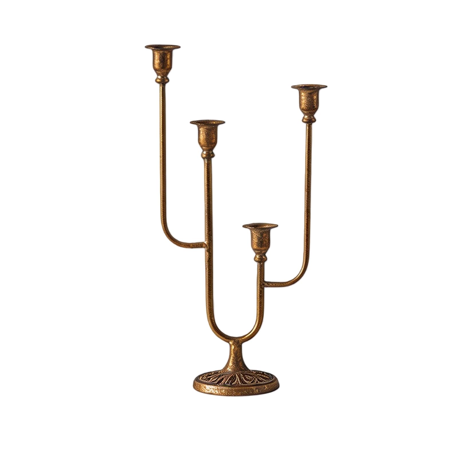 Tapered Holders Metal Iron Holders, Candlestick for Table Decoration, Holiday, Wedding, Housewarming Iron Taper