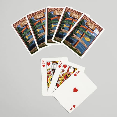 Naipes Póker Blue Ridge Georgia 52 Cartas Adultos miniatura 7