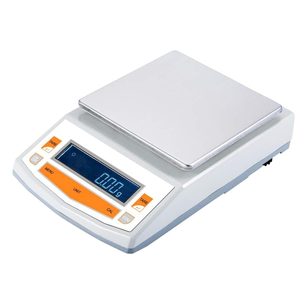 Waga elektroniczna analityczna 200 g x 0,01 g, interfejs RS232, precyzyjna waga cyfrowa, waga laboratoryjna, aluminiowa, waga kuchenna do żywności, waga jubilerska, waga gramowa (200 g, 0,01 g)
