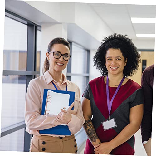 NAMOARLY Capa de fichário de seis furos, cadernos espirais, cadernos espirais, capa transparente de