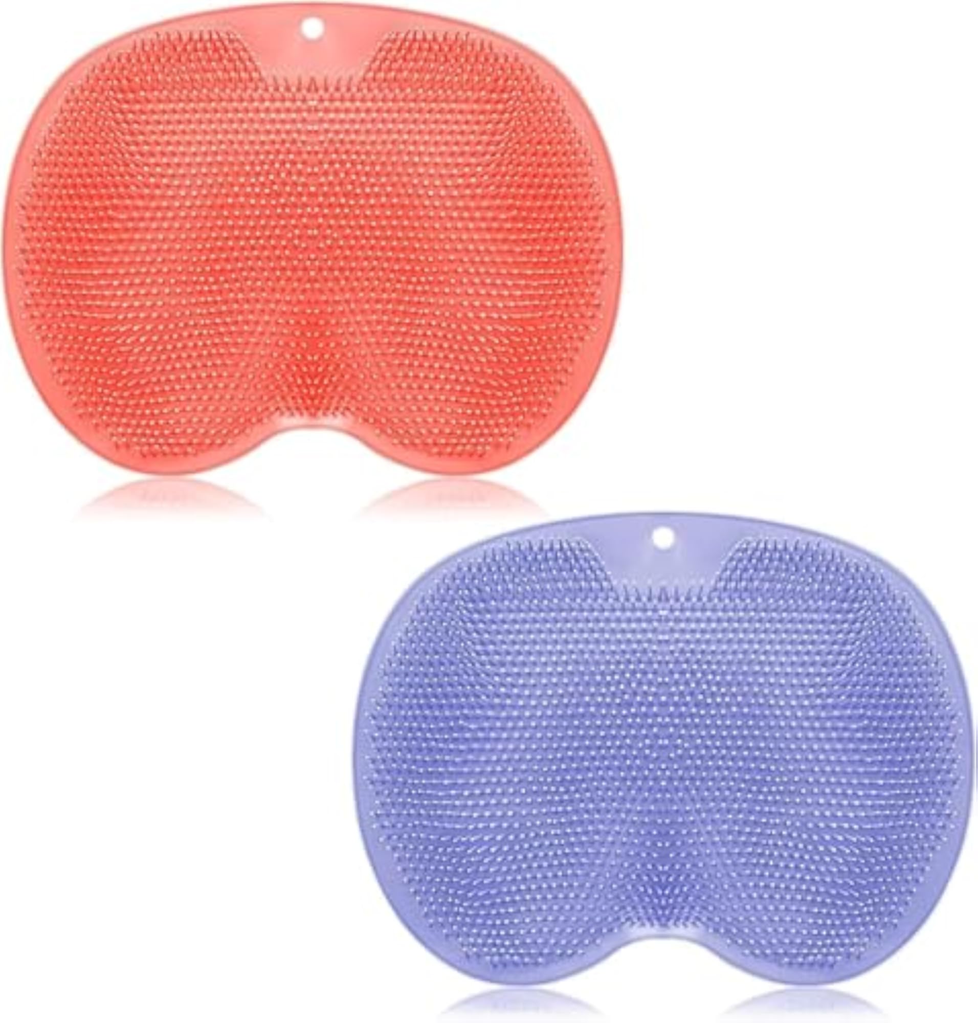 Toilet and Shower Foot & Back Scrubber Mat, Wall-Mounted Design