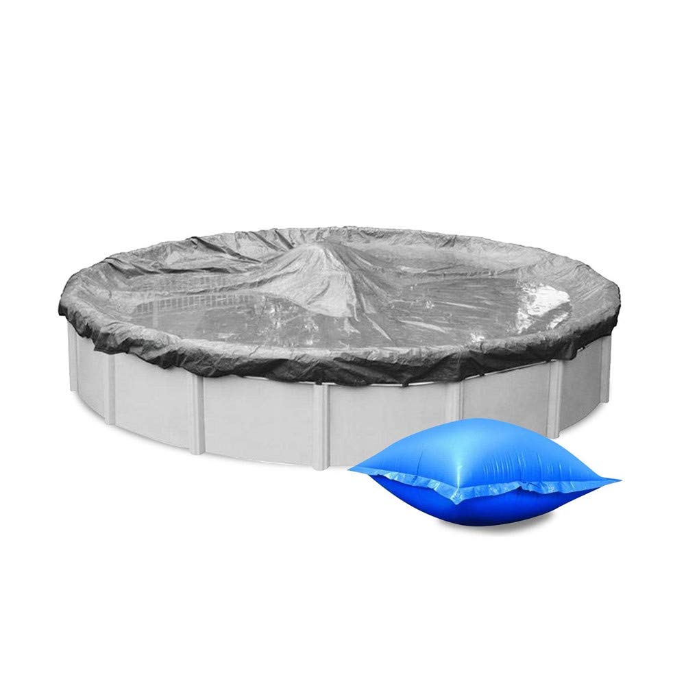 Coussin de piscine d'hiver - Coussin gonflable pour bâche d'hiver - Coussin d'air pour protection hivernale de piscine - Coussin gonflable d'hiver avec 4 œillets pour bâche de protection