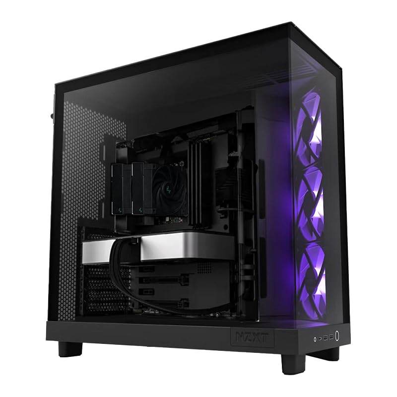 INFINIARC 5070 12GB Gaming PC – Ryzen 7 7800X3D AMD, B650M Motherboard, GDDR7 GPU, 32GB DDR5 RAM, 1TB NVMe SSD, NZXT H6 Case, AK620 Cooler, Corsair 750W PSU - Mid Tower