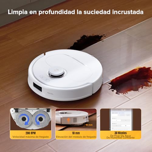 Miniatura 6 de roborock Qrevo S5V Robot Aspirador 12.000Pa de Succión, Blanco