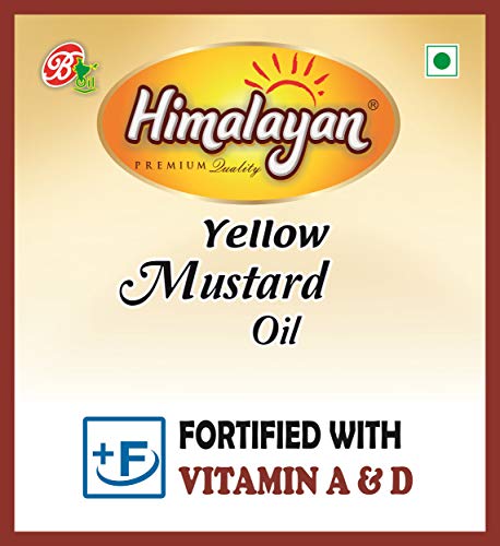 Image of Himalayan Brand Yellow Mustard Oil 5 Litre Tin (Fortified with vitamin A and D)