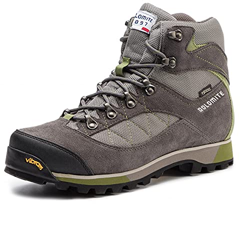 Dolomite Bota Zernez GTX, Mocassino Uomo 44 EU Graphite Grey Olive Green