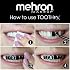 Mehron Makeup Tooth FX Black | Temporary Tooth Paint | Perfect for Creating Black Out Teeth Makeup, Rotten & Missing Teeth | SFX for Halloween, Cosplay, Theater .125 oz (4 ml) | Made in the USA