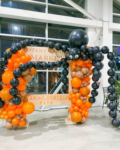 Image of Black Orange Link Balloons,Spider Linking Balloons for Halloween Decorations