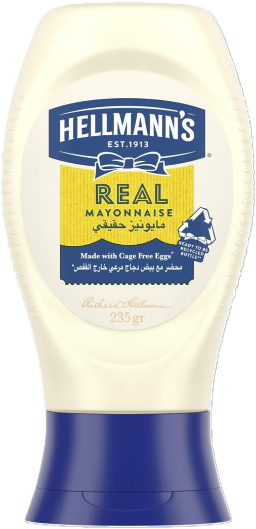 Mayonnaise, Ideal As A Dip, Dressing Or Spread, 100% Recycled Plastic Bottle, 235g