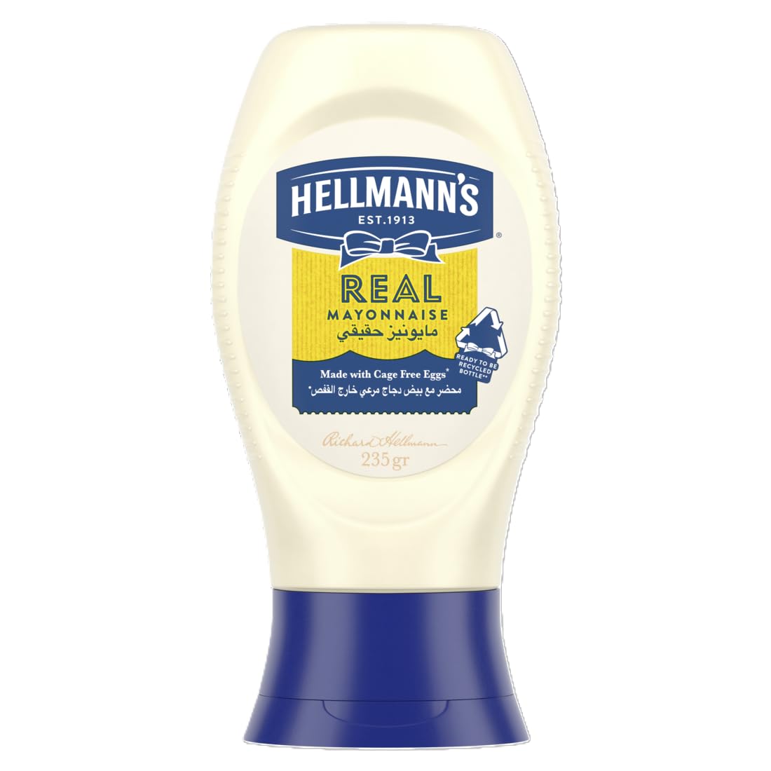 Mayonnaise, Ideal As A Dip, Dressing Or Spread, 100% Recycled Plastic Bottle, 235g