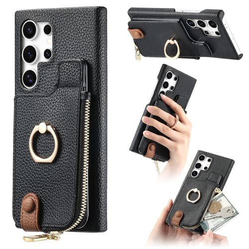 �X�}�z�P�[�X�Ή� Galaxy A26 �P�[�X �J�[�h���[ �w�� ���K����t�� RFID�u���b�L���O ���z�^ �M�����N�V�[ A26 �p�J�o�[ �����O�t�� �c���u�� �X�^���h�@�\ PU���U�[ ���z�t�� �J�[�h���K�J�[�h�|�P�b�g�t�� ������� �ϏՌ� �W�b�p�[
