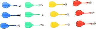 Alaaner 12 Pçs Dardos Magnéticos Plástico Substituição Dardos para ímã Dartboard Crianças Adultos Alvo Jogo Brinquedos Vermelho Verde Azul Amarelo  