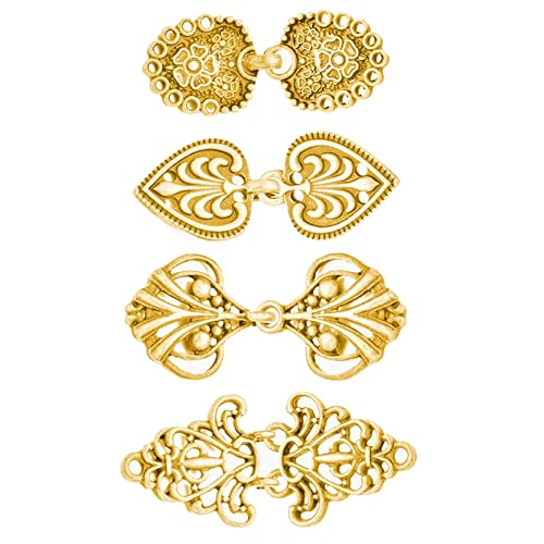 Vintage Pull Châle Clips Rétro Cardigan Clip Collier Fermoir Clips Chemise Habillée Broche Clips pour Femmes Filles Femme Cadeau Clip cardigan Clips Cardigan Or et Argent pour vêtements pour Cover
