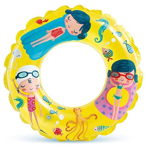 Image of Toyshine 24'' Pack of 3 Pool Rings, Baby Pool, Swimming Rings for Kids, Inflatable Tubes, Summer Fun Water Toys for Kids, Party Fun, Beach Outdoor Party Supplies (Mix Design)