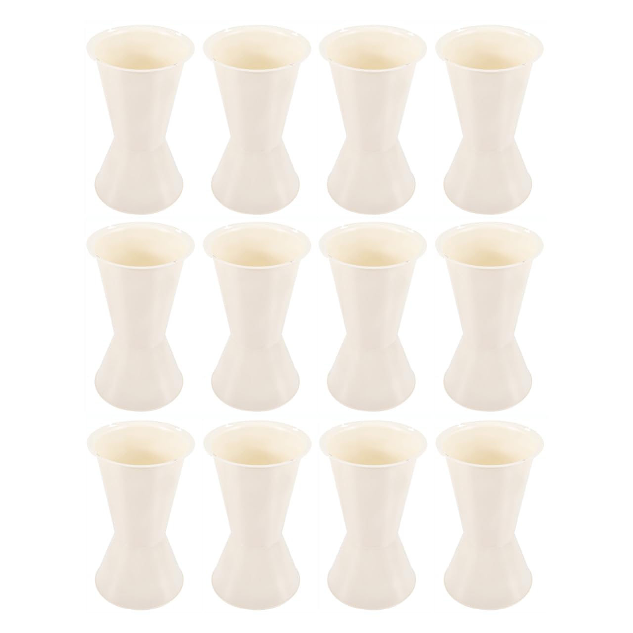 SHINEOFI 12 Pcs Bouquet Holder Base Plastic Floral Arrangement Base with Water Storage Table Centerpiece Stand for Wedding Centerpieces Bridal Tables Home Decor and Artificial Flower Displays