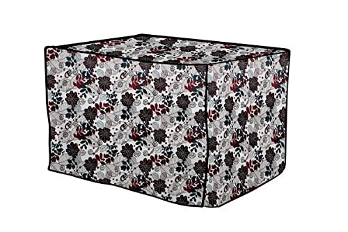 Image of The Furnishing Tree PVC Waterproof Microwave Oven Cover Compatible for Panasonic 20 L Convection NN-CT265MFDG Traditional Pattern Cream