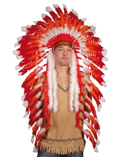 Boland 60704 - Copricapo Piumato Capo Indiano