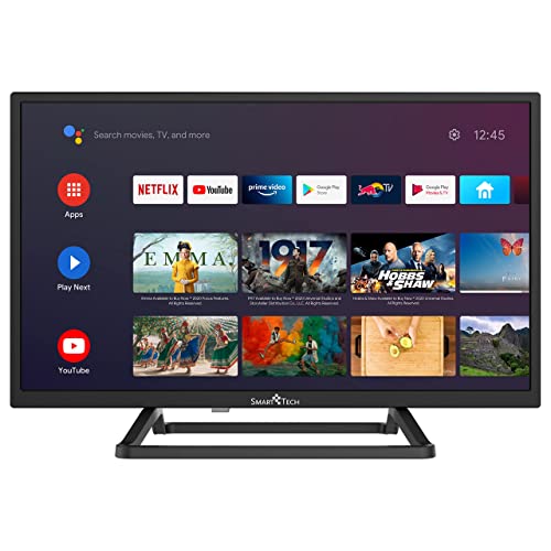 Smart Tech 32HA10V3 TV HD LED SMART ANDROID 32 pouces (80cm) Android 9.0,Quad Core, 1.5G/8G,DVB-T2/C/S2,H.265,HDR 10,Dolby Audio,2T2R Wi-Fi,Bluetooth,Google Assistant,Netflix/YouTube/Prime Video,HbbTV