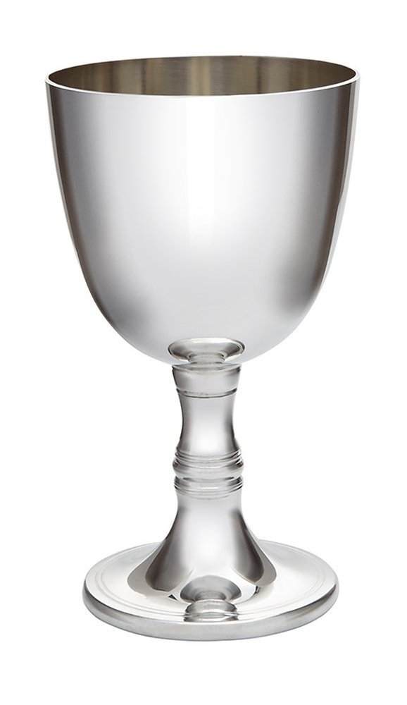 Wwp White Wine Pewter Goblet