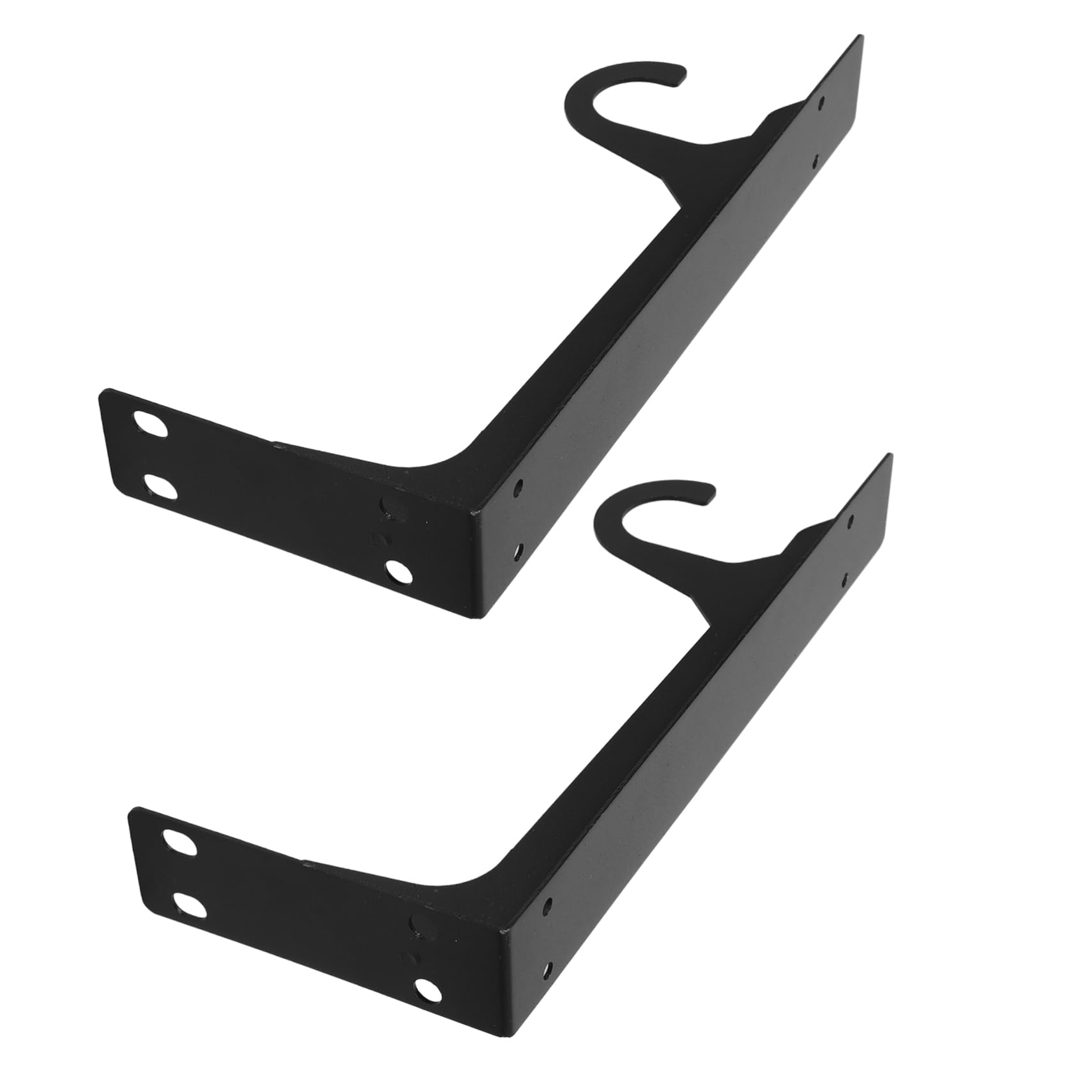 Support de tringle de placard mural TOPBATHY en lot de 2 supports solides pour chambre