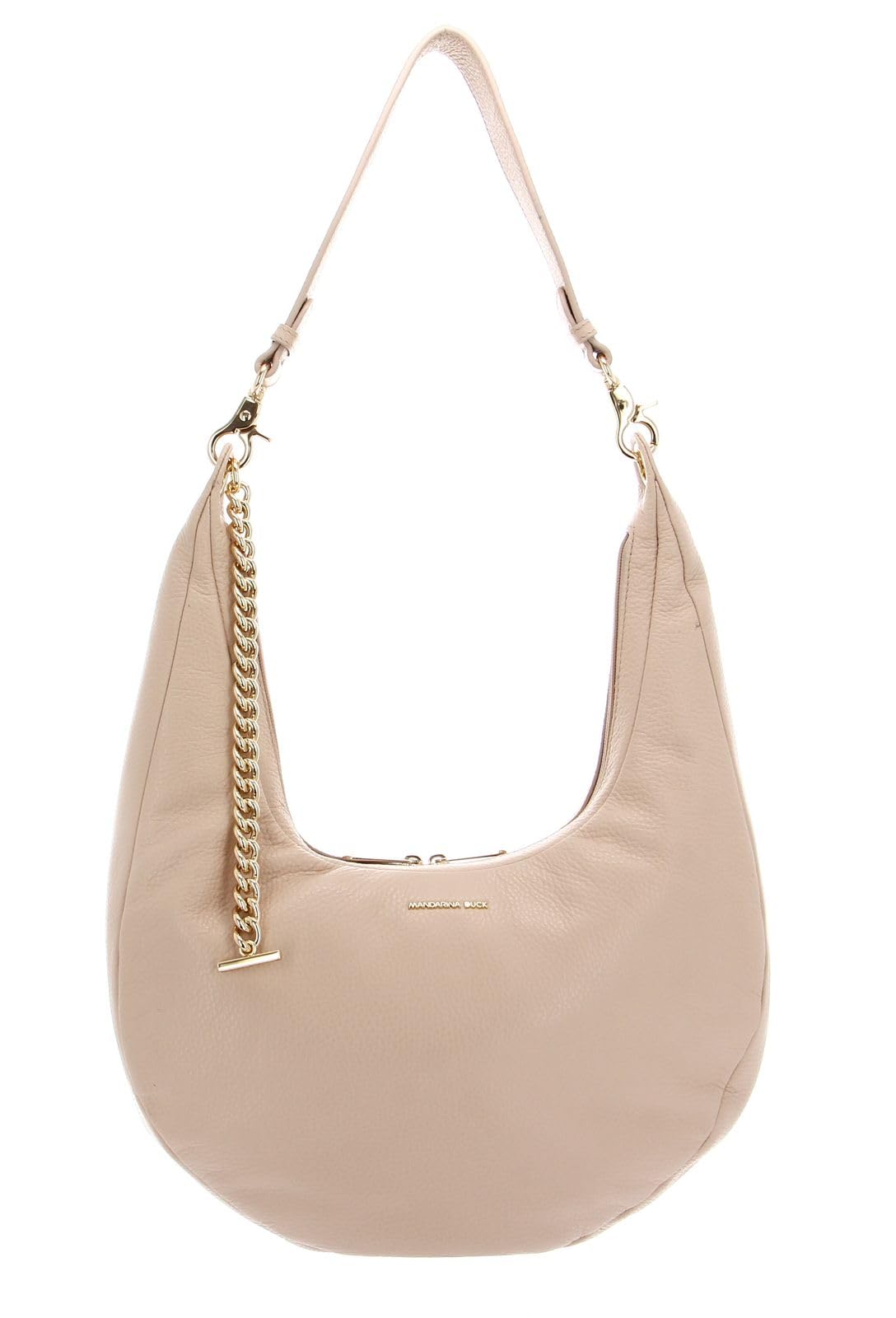 Mandarina Duck Women's Mellow Leather Hobo, Lamb's Wool, One Size
