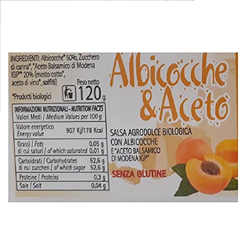 Acetaia Marchi - Abrikoos & Azijn Zoetzure Saus - Pot van 120gr - Image 3