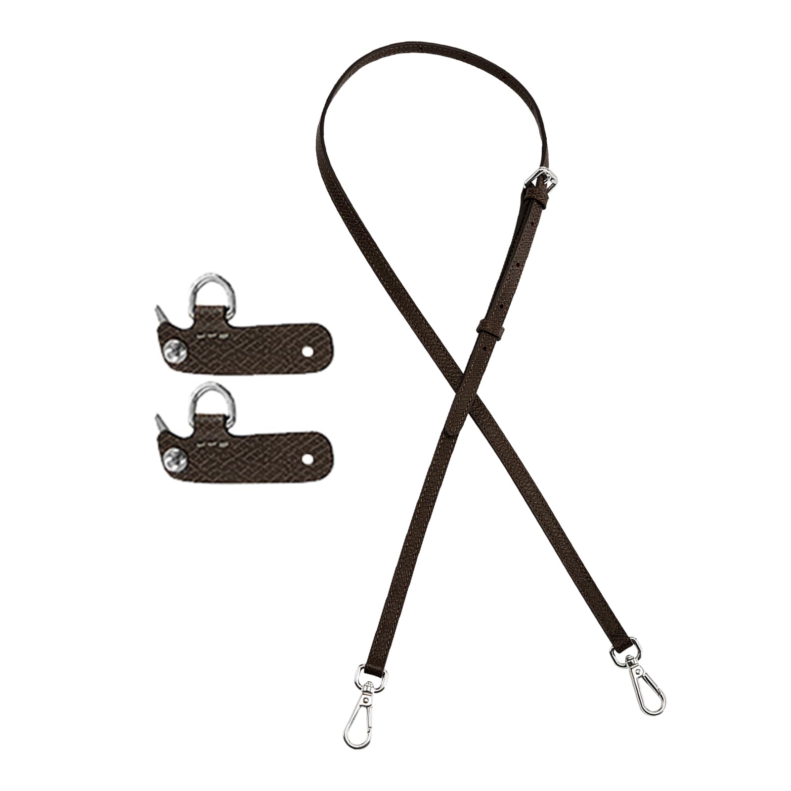 jiesinlov Kit di Conversione Regolabile per Tracolla di Ricambio per Borsa in Pelle, Adatto per MiniBorsa Tracolla (Nuovo-Mocha)