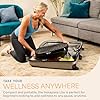 LifePro Hexaplate Lite Vibration Plate Exercise Machine with Magnetic Acupoints -Vibration Plate Machine for Full Body Workout -Vibrating Plate with Loop & Resistance Bands for Fitness