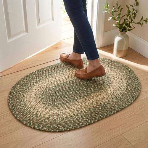 Alfombra Trenzada 2X3 para Cocina y Entrada miniatura 1