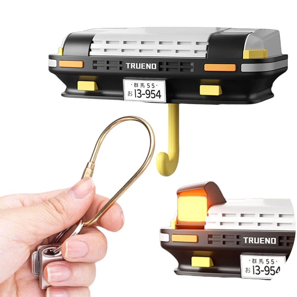 qelviora AE86 Trueno Wall Hook JDM Key Holder with Pop-Up