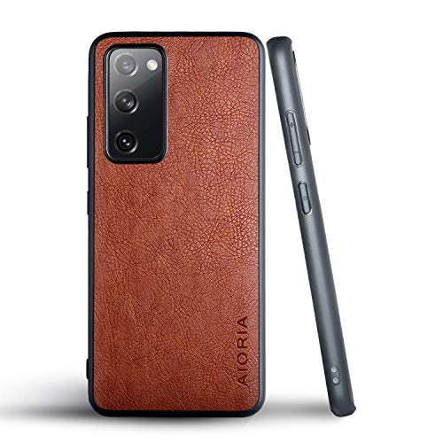 Coque Samsung S20 FE 5G marron idéale pour vos réunions et déplacements professionnels