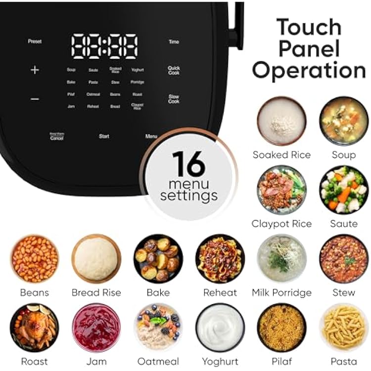 Tartle Kitchen IH103 Pressure Induction Heating Rice Cooker and Warmer, 6 cup - Japan style - IH Technology with Steamer (1.5L)