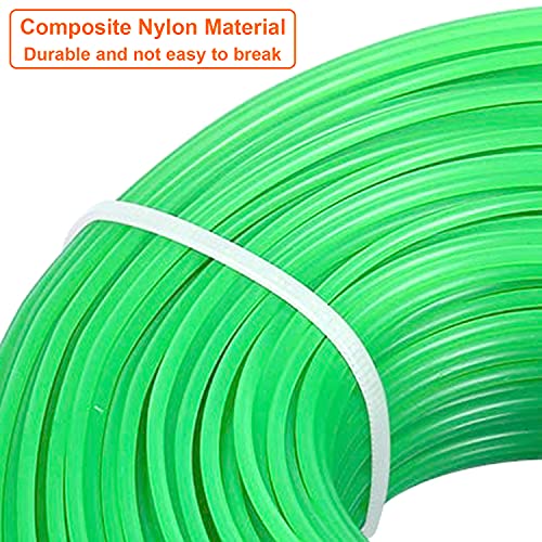 Zeqeey Filo Nylon per tagliabordi 2,0mm x 100m