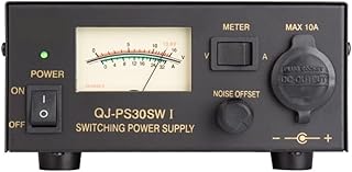 13.8V 30A Bench Power Supply, Analog DC Power Supply with Cigarette Plug, Ham Radio Regulated Switching Power Supply, Noise Offset Control